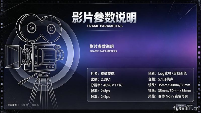 影片参数说明-无羁世界