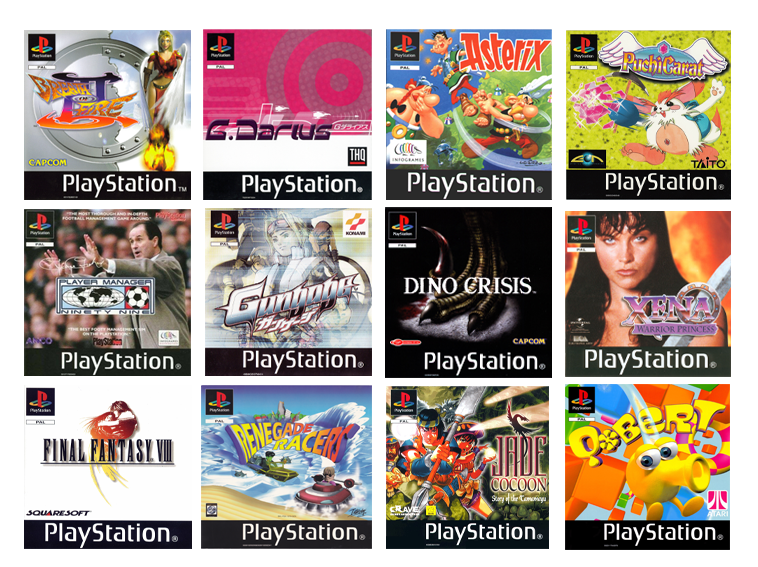 PS1 欧版（PAL 区）封面美术鉴赏系列一-无羁世界